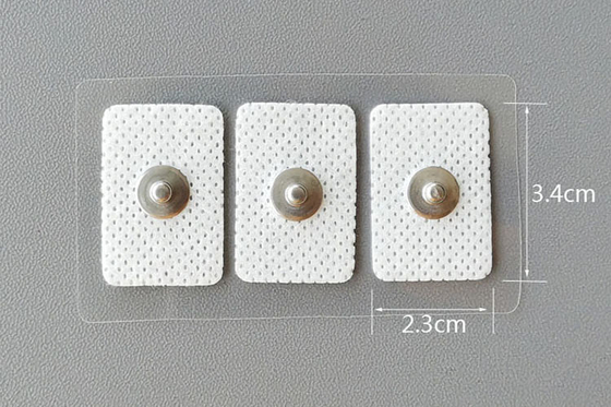 cuscinetti dell'elettrodo del poliuretano 3.9mm 2.3cm*3.4cm ECG